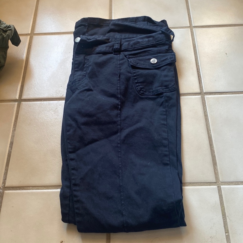 very low rise brandy Melville dark blue pants
